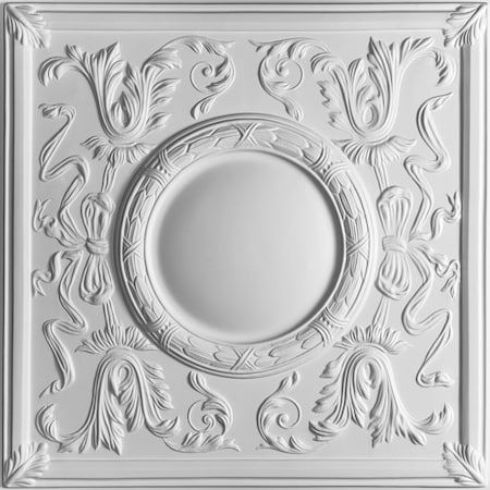 Ceilume Bella 2ft x 2ft White Ceiling Tile V3-BELLA-22WTO